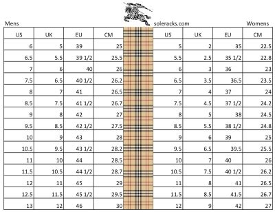 how does an xl burberry brit fit|Burberry dress size chart.